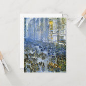 Fifth Avenue in Winter (New York City) (NYC, USA) カード (正面/裏面インサイチュ)