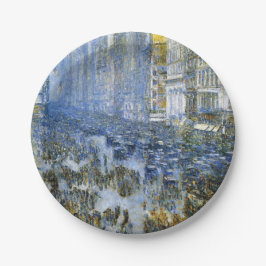 Fifth Avenue in Winter (New York City) (NYC, USA) ペーパープレート