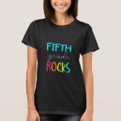 Fifth Grade Rocks Team 5th Grade Teacher Tシャツ (正面)