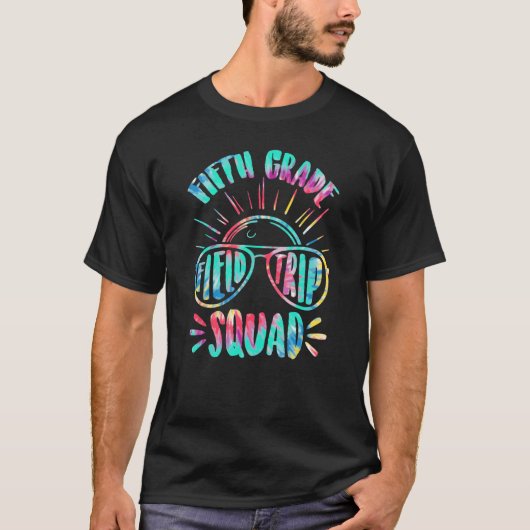 Fifth Grade Students School Zoo Field Trip Squad M Tシャツ (正面)