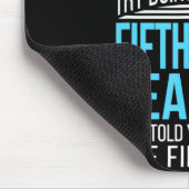 Fifth Grade Teacher If At First You Dont Succeed  マウスパッド (コーナー)