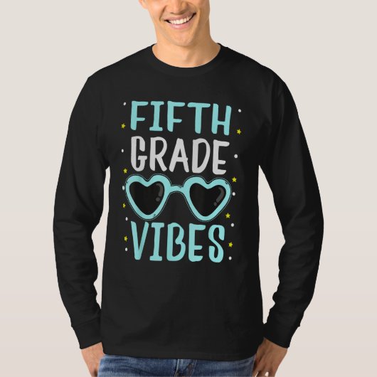 Fifth Grade Vibes Back To School Student Teacher W Tシャツ (正面)
