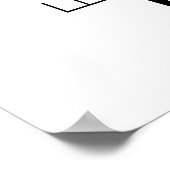 Fifty and Fabulous 50th Birthday Photo Poster ポスター (角)