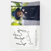 Fifty and Fabulous Bold Photo 50th Birthday Party  横断幕 (縦)