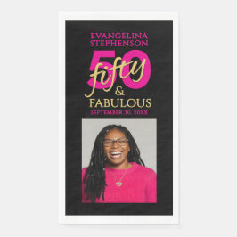 Fifty and Fabulous Photo 50th Birthday Party