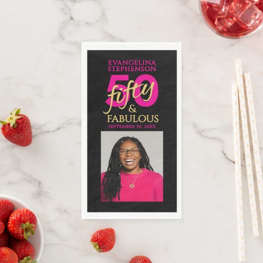 Fifty and Fabulous Photo 50th Birthday Party (インサイチュ)