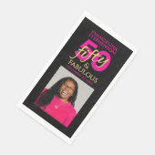 Fifty and Fabulous Photo 50th Birthday Party (コーナー)