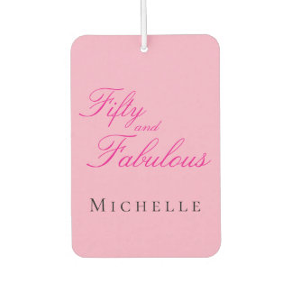 Fifty and Fabulous Photo 50th Birthday Party カーエアーフレッシュナー