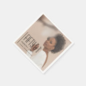 Fifty and Fabulous Photo 50th Birthday Party スタンダードカクテルナプキン (角)