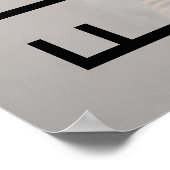 Fifty and Fabulous Photo 50th Birthday Party ポスター (角)