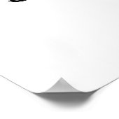 Fifty and Fabulous Pink Photo 50th Birthday Party ポスター (角)