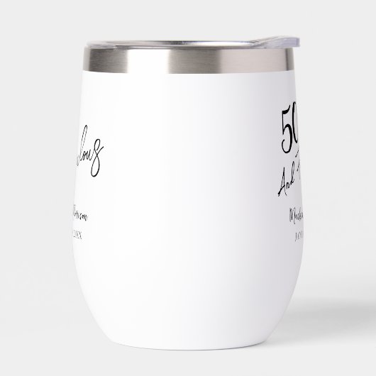 Fifty and Fabulous Script Birthday Party (左面)