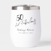 Fifty and Fabulous Script Birthday Party (正面)