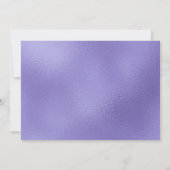 Fifty and Fabulous Script Photo 50th Birthday 招待状 (裏面)