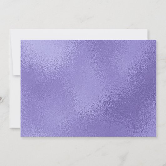 Fifty and Fabulous Script Photo 50th Birthday 招待状 (裏面)