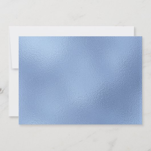 Fifty and Fabulous Script Photo 50th Birthday 招待状 (裏面)