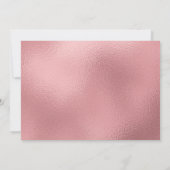 Fifty and Fabulous Script Photo 50th Birthday 招待状 (裏面)