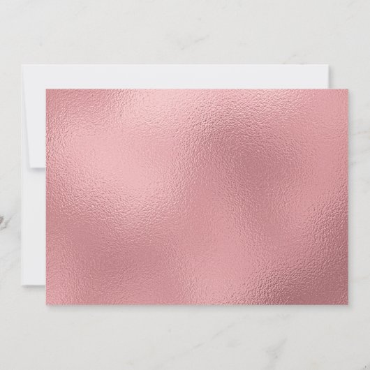 Fifty and Fabulous Script Photo 50th Birthday 招待状 (裏面)