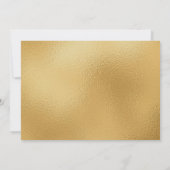 Fifty and Fabulous Script Photo 50th Birthday  Inv 招待状 (裏面)