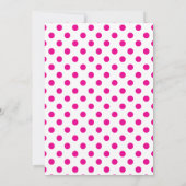 Fifty and Fabulous Script Pink 50th Birthday Party 招待状 (裏面)