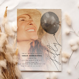Fifty Balloon String | 写真 50歳の誕生日パーティー 招待状