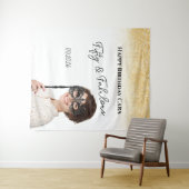 Fifty Birthday custom photo タペストリー (インサイチュ(横))