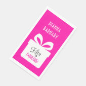 Fifty & FABULOUS! 女の子らしいホットピンクの誕生日パーティー (コーナー)