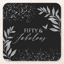 Fifty & Fabulous Black Glam 50th bithday