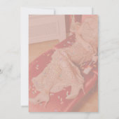 Fifty & Fabulous Dress Photo 50th Birthday 招待状 (裏面)