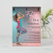 Fifty Fit Fabulous Dance Invitation 招待状 (スタンド正面)