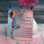 Fifty Fit Fabulous Dance Invitation 招待状