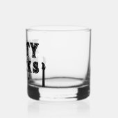 Fifty Rocks Guitar Pick 50th Birthday Party ウイスキーグラス (左)