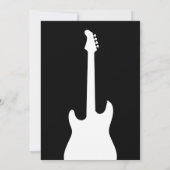 Fifty Rocks Guitar Pick 50th Birthday Party 招待状 (裏面)