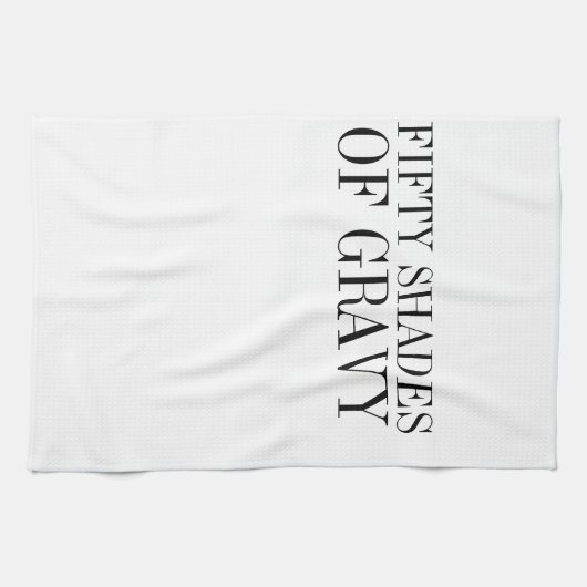 Fifty Shades of Gravy Shirt キッチンタオル (横)