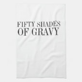Fifty Shades of Gravy Shirt キッチンタオル (縦)