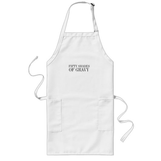 Fifty Shades of Gravy Shirt ロングエプロン (正面)