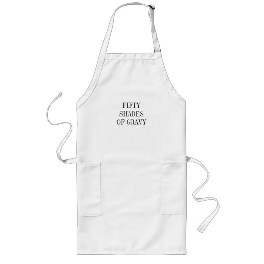 Fifty Shades of Gravy Shirt ロングエプロン (正面)