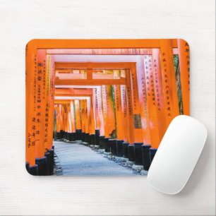 Fifty shades of orange - Senbon Torii, Kyoto マウスパッド