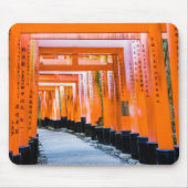 Fifty shades of orange - Senbon Torii, Kyoto マウスパッド (正面)