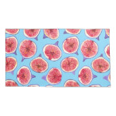 Figスライス水彩模様 枕カバー (裏面-左)