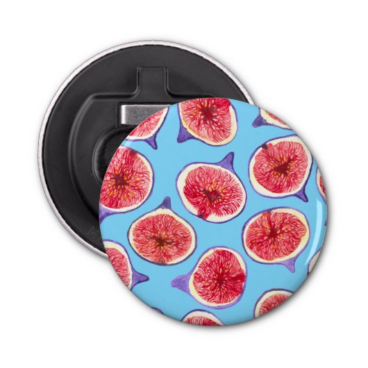 Figスライス水彩模様 栓抜き (正面)