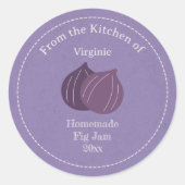 Fig素朴 Jamラベルシール ラウンドシール (正面)