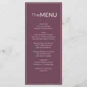 Fig オールドマネー ウェディング メニュー サンクスノート (裏面)