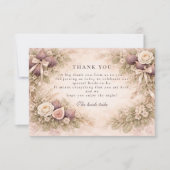 Fig Garden Romance Bridal Shower サンキューカード (正面)