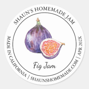 Fig Jamラベルモダン ラウンドシール