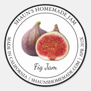 Fig Jamラベルモダン ラウンドシール