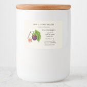 Fig Preserve Label with Instructionリスト フードラベル (正面)