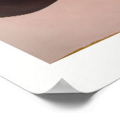 Fig Still Life on Plate Poster ポスター (角)