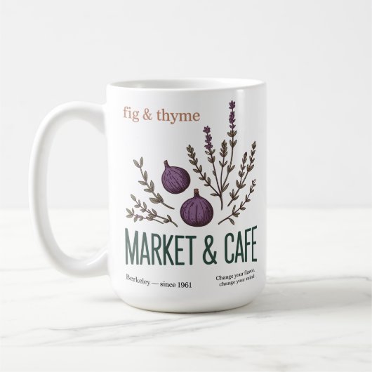 Fig & Thyme コーヒーマグカップ (左)