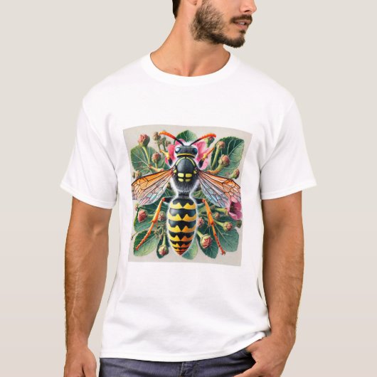Fig wasp 241024IREF215 - Watercolor Tシャツ (正面)